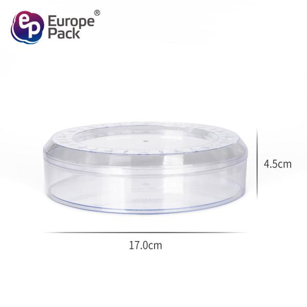 Hard Plastic Biscuit Candy Packaging Box Rectangular Clear Plastic Cracker Box
