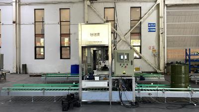 Stainless Steel IBC Filling Equipment For Water Based Paint Wood Packing 0.5m3/Min Air Consumption