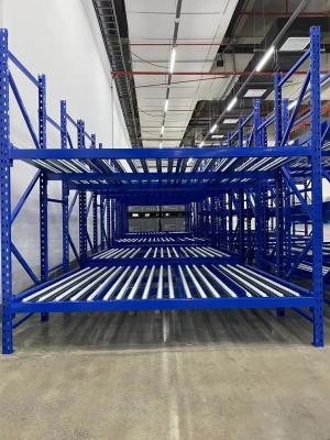 200–400kg/Lane Gravity Roller Racking , Gravity Flow Roller Rack For Fast Order Picking