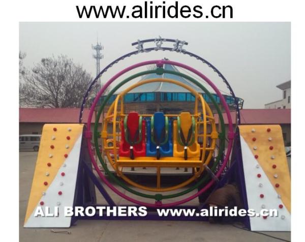 thrilling amusement park rides human gyroscope/3D space ring rides for sale