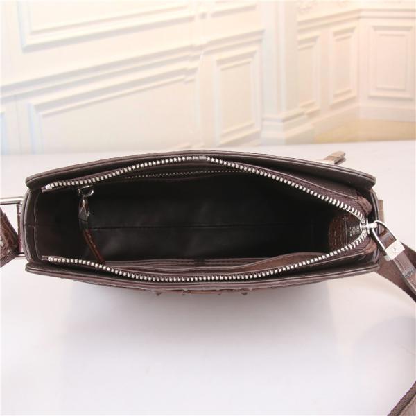 Genuine Crocodile Skin Businessmen Small Single Cross Shoulder Bag Real Alligator Leather Male Casual Messenger Bag