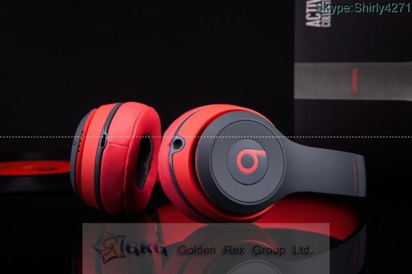 Beats By. Dr. Dre Solo 2 Active Collection RED WIRELESS Headphones Made in China GRGL