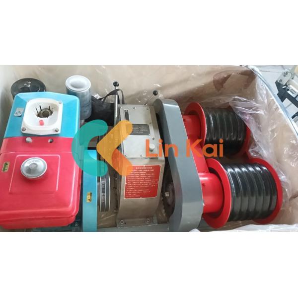 30 Kn Capacity Dual Bull Wheel Winch With Diesel Or Gasoline Engine