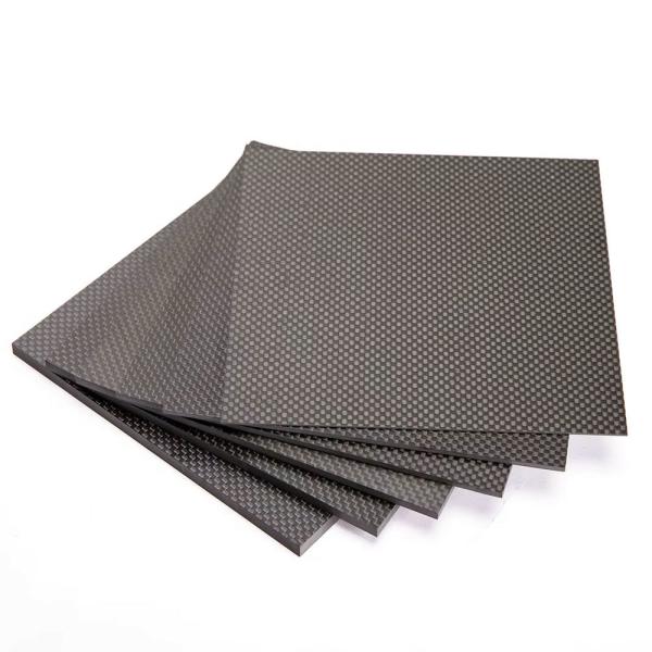 Real 3K, Thin & Durable Lightweight Carbon Fiber Sheet, High Strength Composite Panel