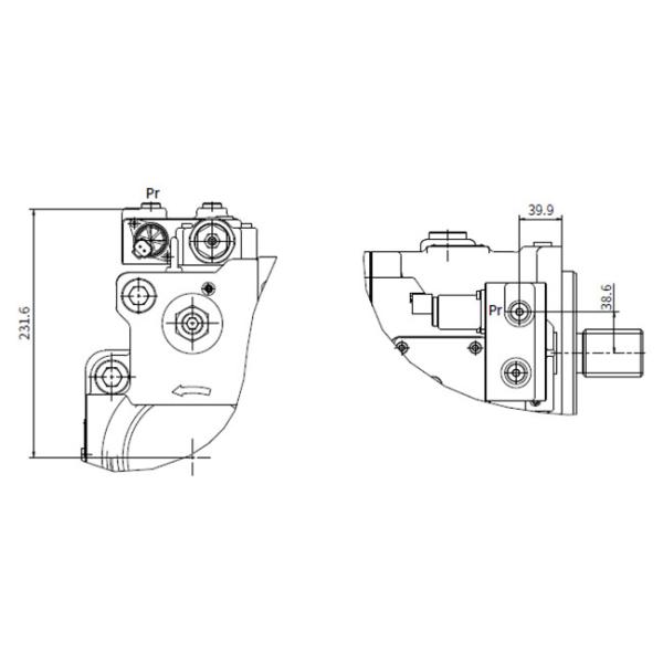 Trailer Hydraulic Power Control Unit With Cut-Off / Load Sense Control Electro-Proportional Torque