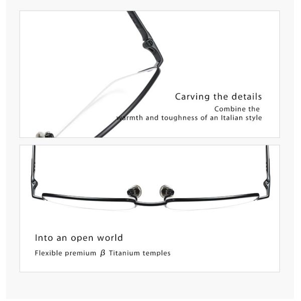 Оптически стекла гибкие, стекла металла титана оправы женщин людей половинные