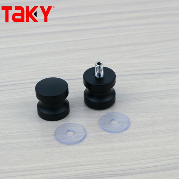 Appareils de salle de bain Douche en laiton en acier inoxydable poignée porte en verre poignée et bouton
