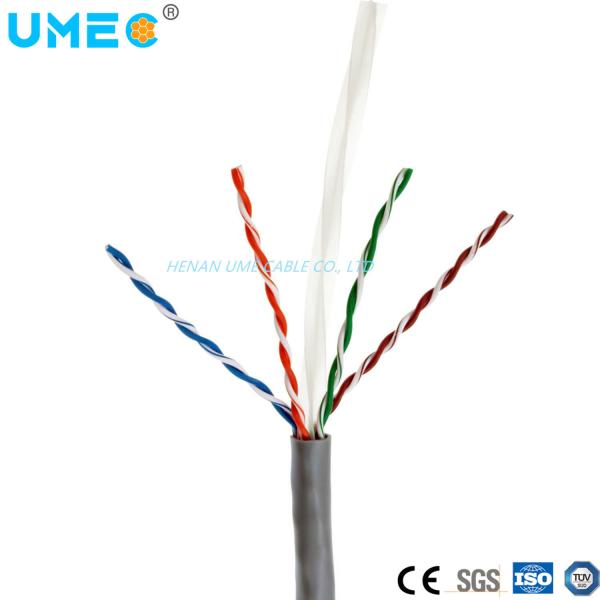 Cabo de rede CAT6 UTP Cabo de proteção trenzado para cabo elétrico especificado pelo cliente
