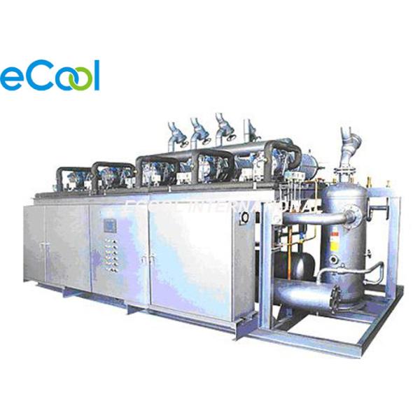 375HP Bizter Parallel Screw Compressor Unit for Large Size Low Temperature Cold