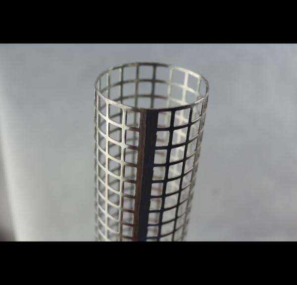 Powder Coating Perforated Stainless Baffle Tubing Thickness 1 MM -10 MM
