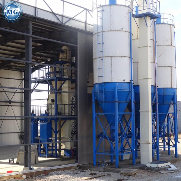 Less Labor Dry Mix Powder Mortar Mixing Equipment Wall Putty Sand Cement Skim Coat Mixer Tile Adhesive Glue Grout Production Line