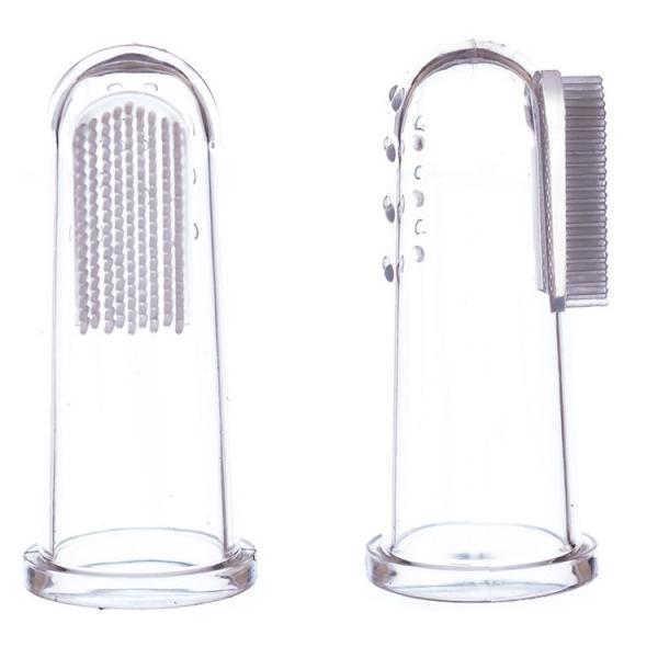 Food Silicone Baby Products Toothbrush Silk - Screen Printing Logo With Case Set