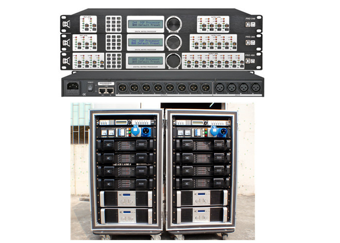 Outdoor Stage Digital Sound Processor With 3 In 6 Out 32 Bits DSP Ship