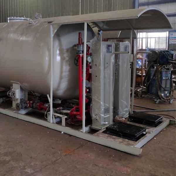 Portable 10m3 LPG Gas Filling Station 12m3 LPG Refuelling Stations