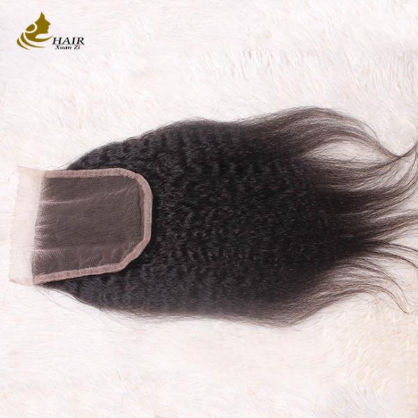 Бразильская швейцарская девственница Человеческие волосы кружевные закрытия 4x4 7x7 8x8 OEM