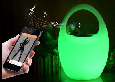 Portable App Smart Led Musical Speaker with 16 Colors Light / Lithium Battery