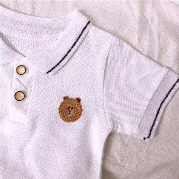 1.2M Polyester Holiday Children'S Outfit Sets Wear Lapel Collar