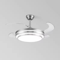 Ventilateurs de plafond avec télécommande Ventilateurs lumineux décoratifs pour chambres à coucher Ventilateurs LED Bldc Ventilateurs de plafond industriels