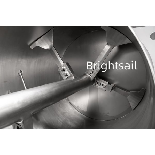 BSPS Plough share Mixer Horizontal Dry Powder Mixing Machine for fertilizer plough mixer