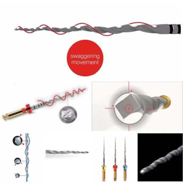 Тип длина файлов С2 повторного лечения корневого канала Нити Эндо роторная 25мм