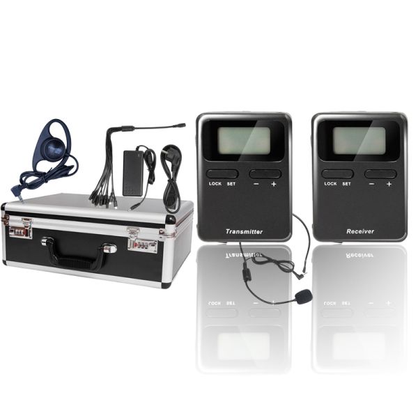 Long-range anti-interference multilingual tour guide device