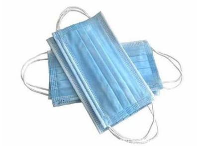 Hygienic 3 Ply Face Mask , Disposable Non Woven Face Mask With Ear Loops