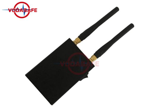 Pocket Design RF Signal Jammer , Cell Phone Scrambler Black Aluminum Case