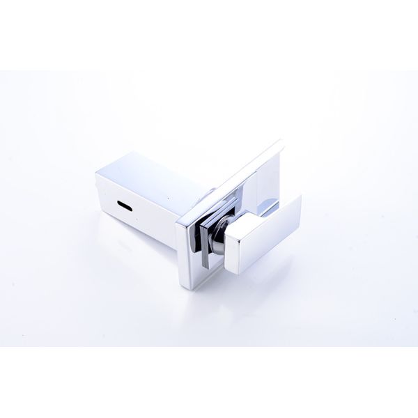 Waterfall Basin Mixer Faucet with Ceramic Valve Core Single Hole and Temperature Sensitive LED Light