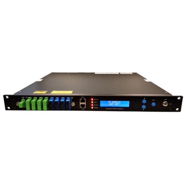 1550Nm EDFA Erbium Doped Fiber Amplifier SC/1U 8 Ports Customized Optic Power