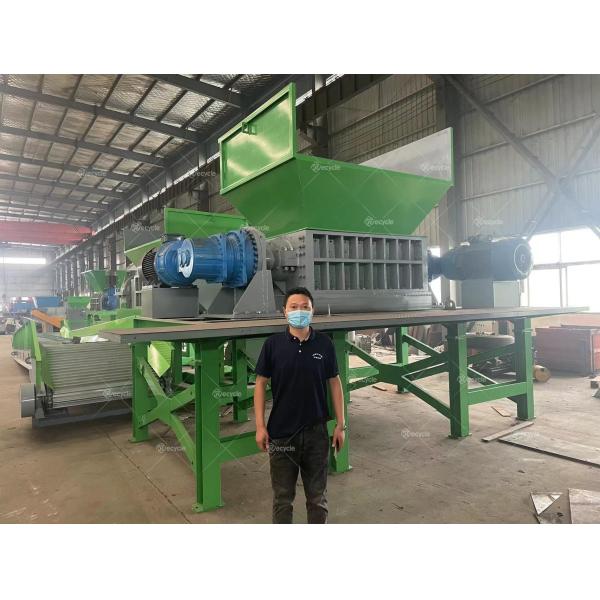 China Factory Direct Sales Double Shaft Shredder Scrap Metal Recycling Machine Good Price