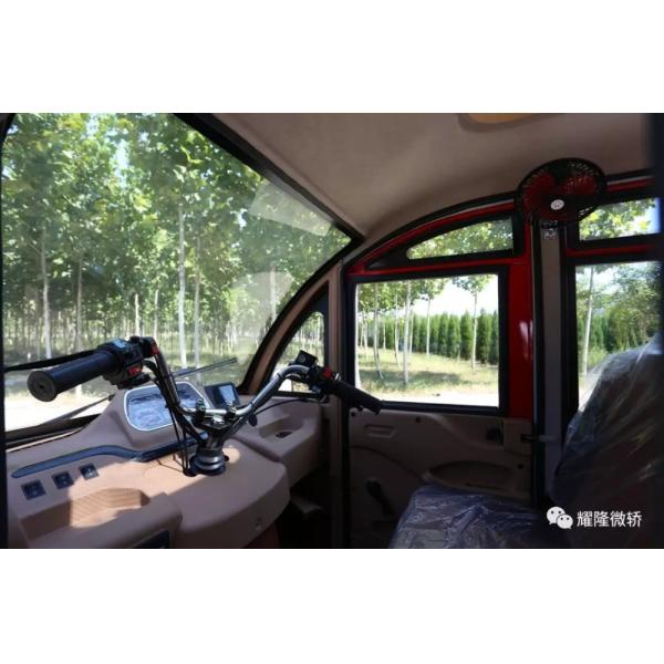 Adult Gasoline Tuk Tuk Moto Three Wheeled Cabin Tricycle