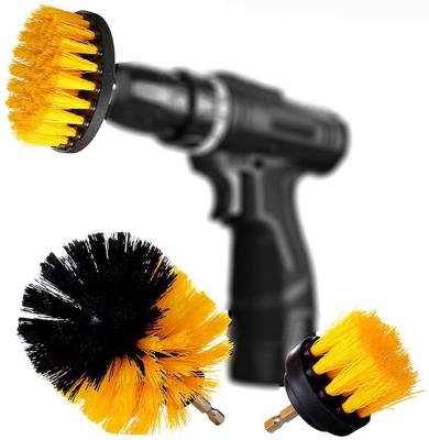 A roda de 4 blocos fornece o grupo de escova de Kit Fit Tire Detailing Drill