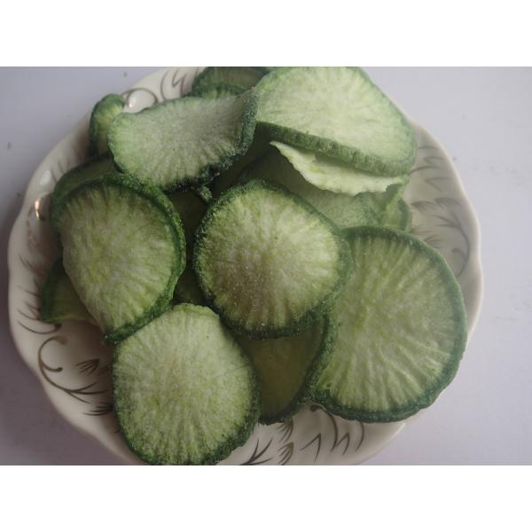 Casse-croûte de Fried Vegetable Dried Green Radish de vide coupés en tranches par qualité de la meilleure qualité