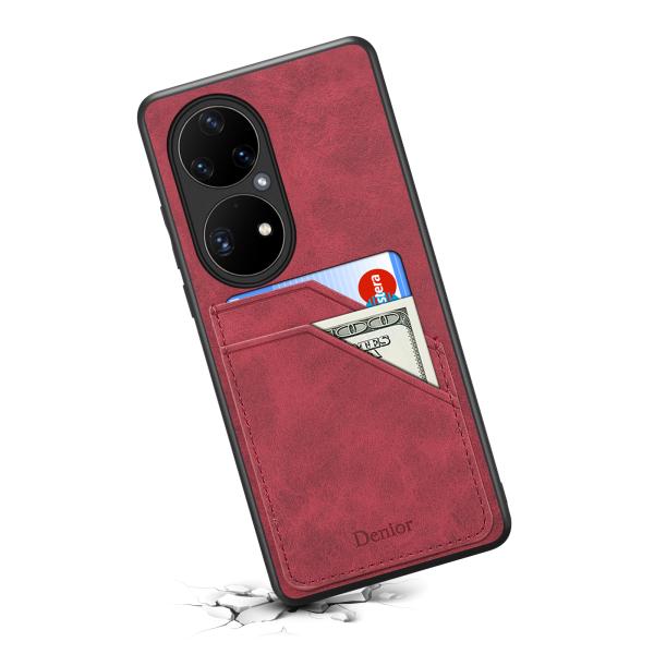 Неподдельное безшовного кожаного телефона бумажника владельца карточки противоударное