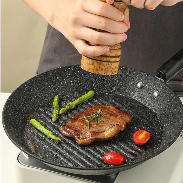 Hot Sale Medical Stone Kitchen Egg Cooking Fry Pan Round Shape Frying Pan Non Stick Egg Cooker Pan
