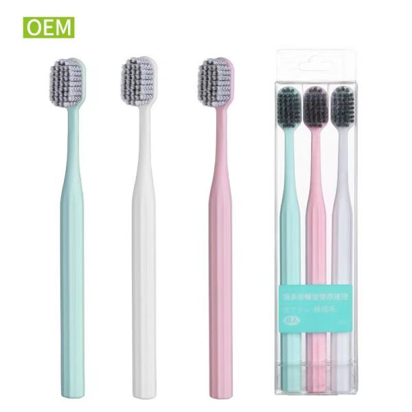 Anti Scratch Eco Friendly Hotel Toiletries Customized Private Label Bamboo Toothbrush Bristles