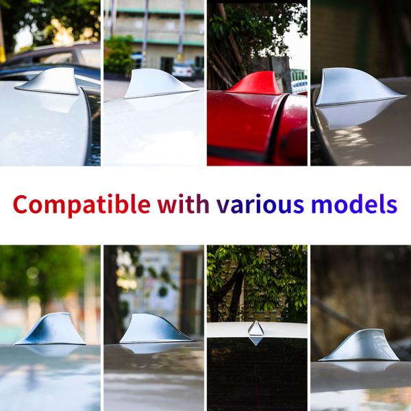 1978-1982 Year Black Waterproof Auto Signal Decoration Roof Dummy Automatic Shark Fin Car Antenna Aerial