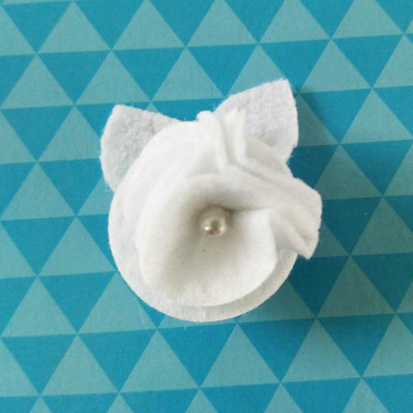 Colorful Felt Toddler Girl Hair Accessories Individual Mickey Head Shape