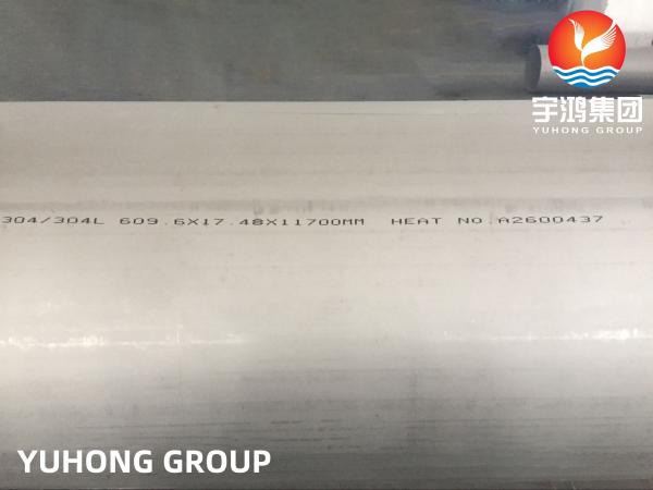 ASTM A312 TP304 Welded Pipes Boilers Automobiles Ships Construction Heat Exchanger