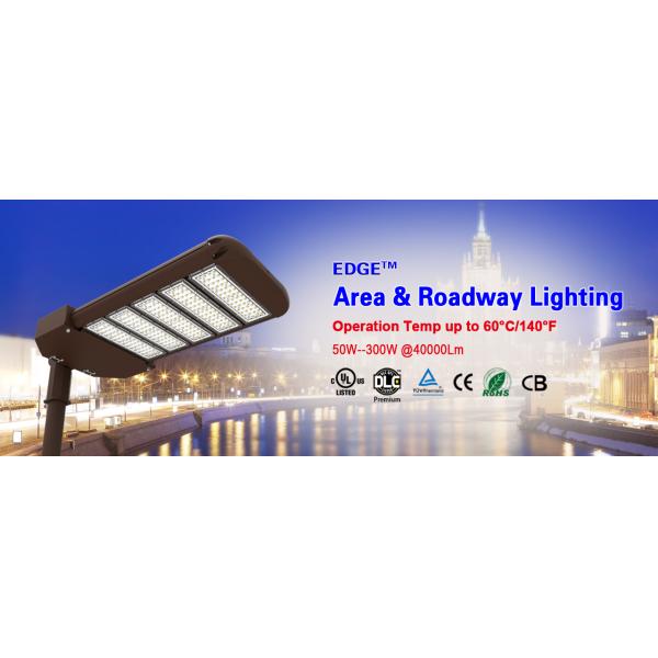 240W - 50W LED Parking Lot Lights / Area Pole fixture 140°F Led Shoebox Light