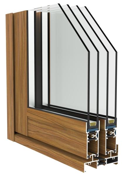 3600mm 6063-T5 Aluminum Horizontal Sliding Windows