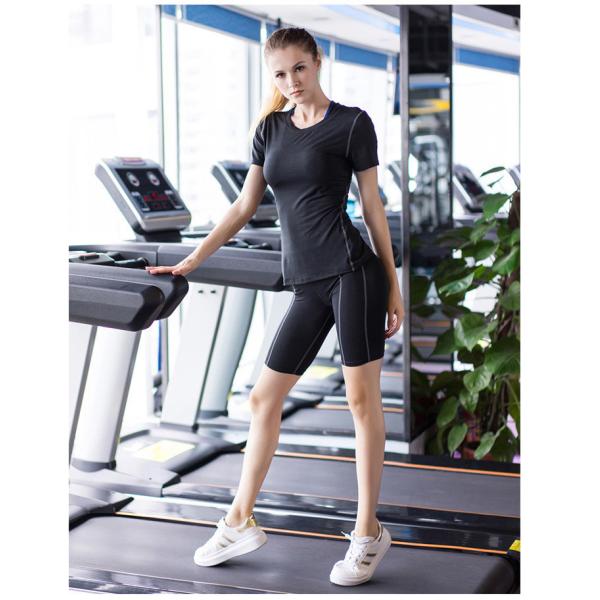 2 шт. Блузка с коротким рукавами, футболка + шорты, женский костюм.