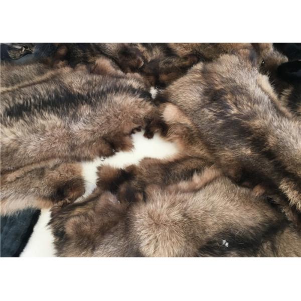 Хандмаде черный реальный шарф меха Раккон, грелка шеи меха длины 80км