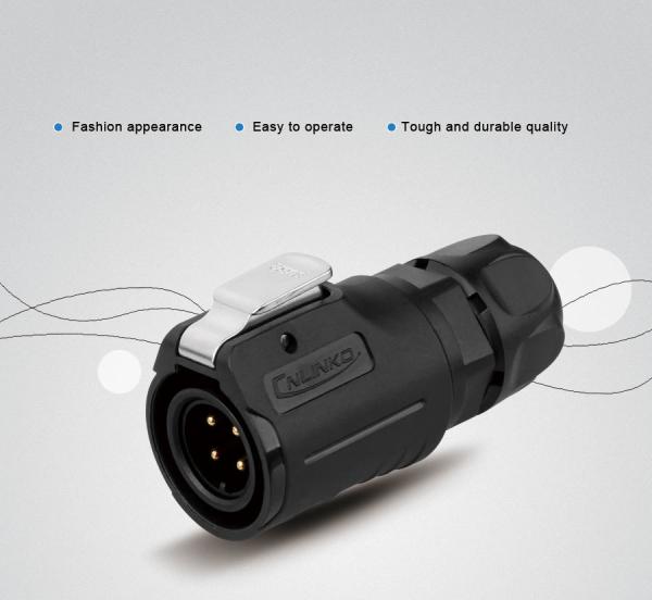 Cnlinko LP-16-2 Pin Metal Wiring IP68 Screw Circular Waterproof Aviation Plug Connectors