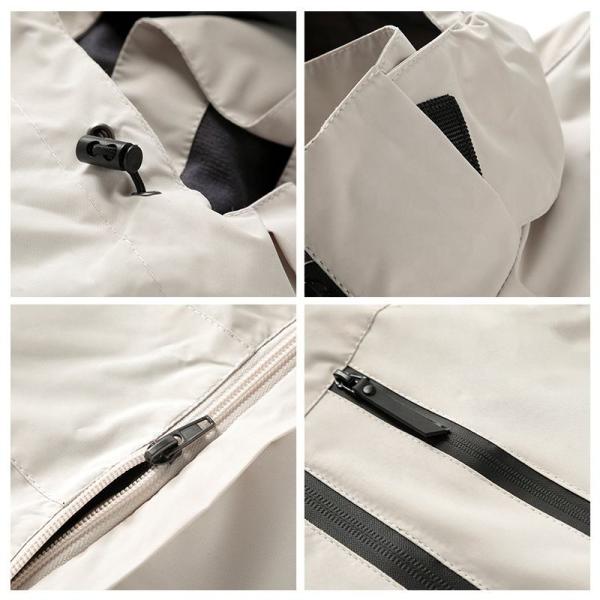 Налаженный гольф водонепроницаемый куртка верхняя одежда пальто водонепроницаемый дождевые костюмы OEM карманы черный нейлон мягкий куртка для мужчин