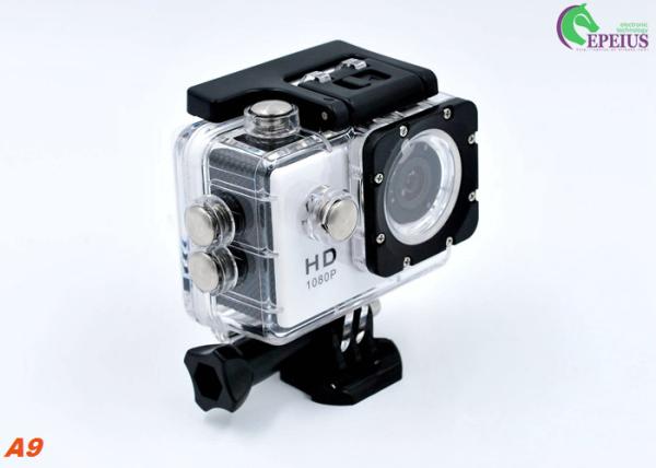 900mAh Battery 1080P HD Action Camera Underwater 30M H.264 HDMI A9 140° Wide Angle Lens
