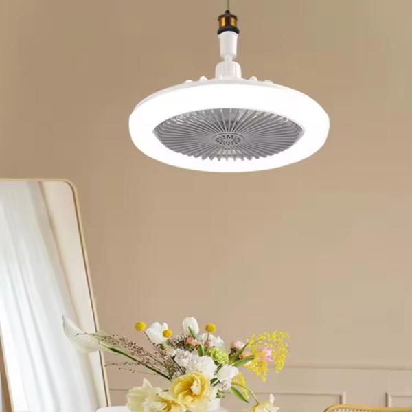 New Product Remote Control 3 Gear Wind Speeds E27 Base 6Inch Small LED Ceiling Fans Lights