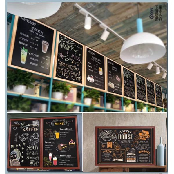 Movable Adhesive Blackboard Wall Sticker Vinyl Chalkboard Sticker For Teaching