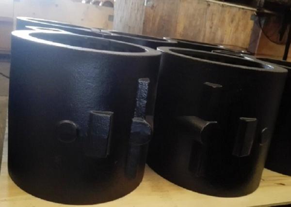Engineering Machinery Green Sand Castings Drive Head With Finish Painting