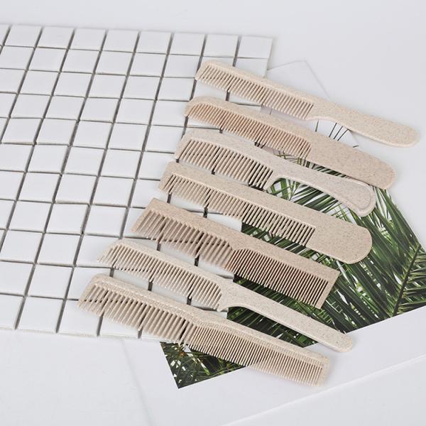 Degradable Eco Friendly Hotel Toiletries Disposable Straw Plastic Hair Comb